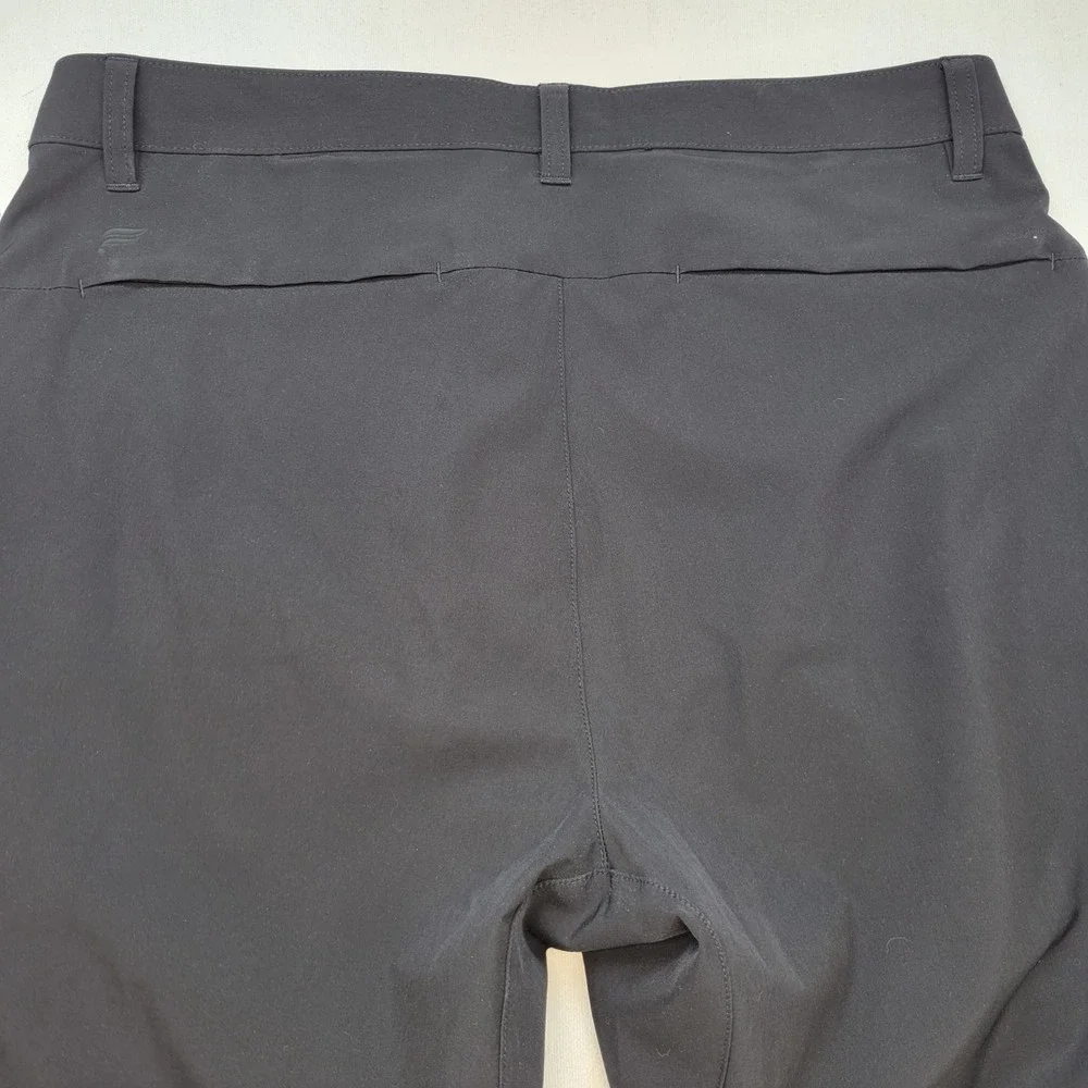 Fabletics Only Pant Mens 33x30 Black Athletic Tech Trousers PT2355650